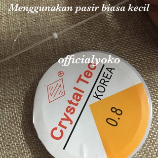 Senar Karet Elastis buat gelang / Benang Karet | Shopee