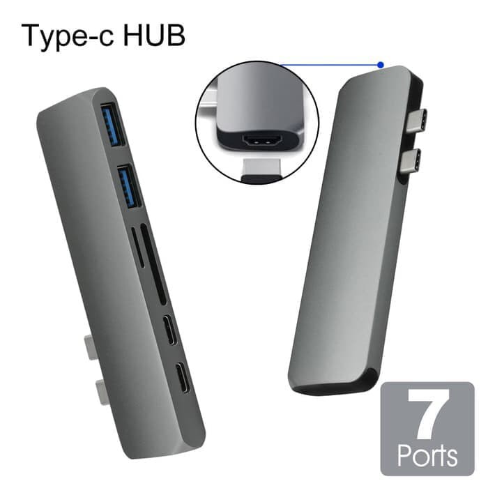 USB Type C Hub to HDMI Adapter MB pro USB 3.0 with SDTF Card