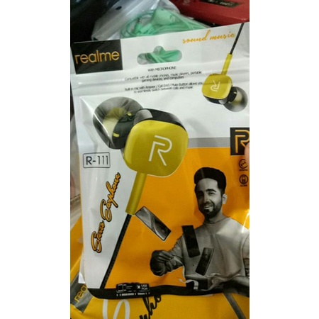 Headset/Handsfree REALME R-111 Music Earphone Feel The Real Bass