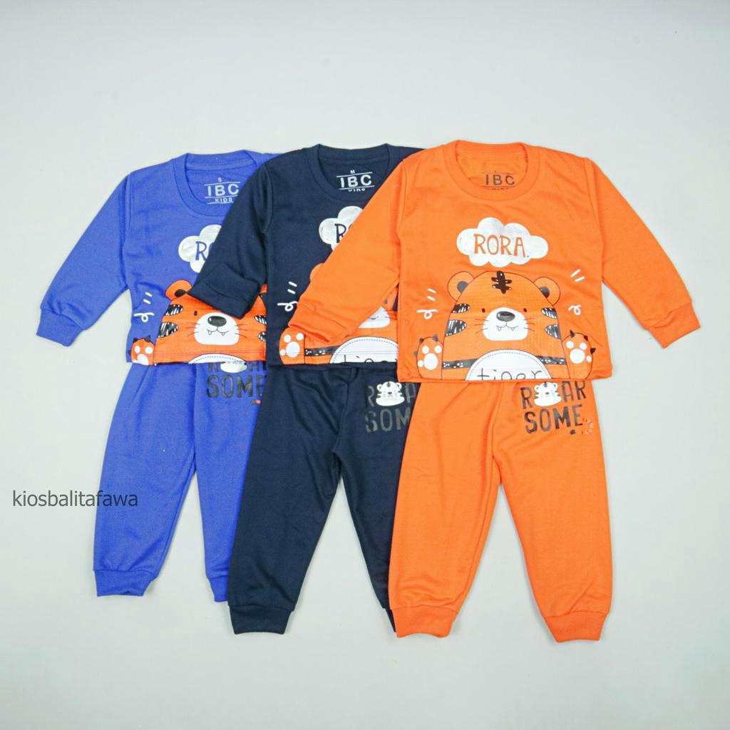 (EXPORT) Setelan Jojo Size 3-8 Tahun / Baju Tidur Premium Cotton Lengan Panjang Anak Laki Perempuan