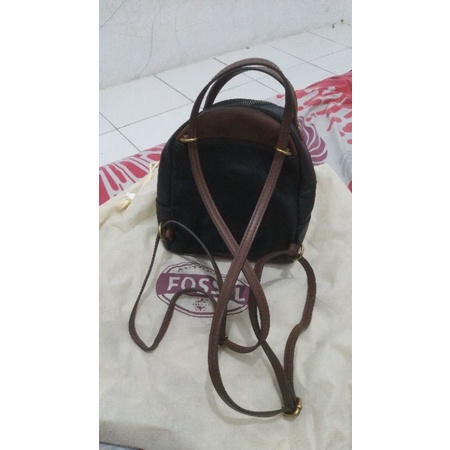 preloved backpack fossil