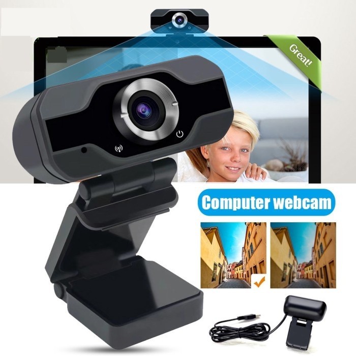 PC Camera Webcam Usb Digital Build in MIC Hd 1080p