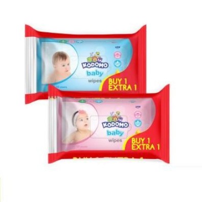 Kodomo Tisue Basah Baby Wipes 50+50's