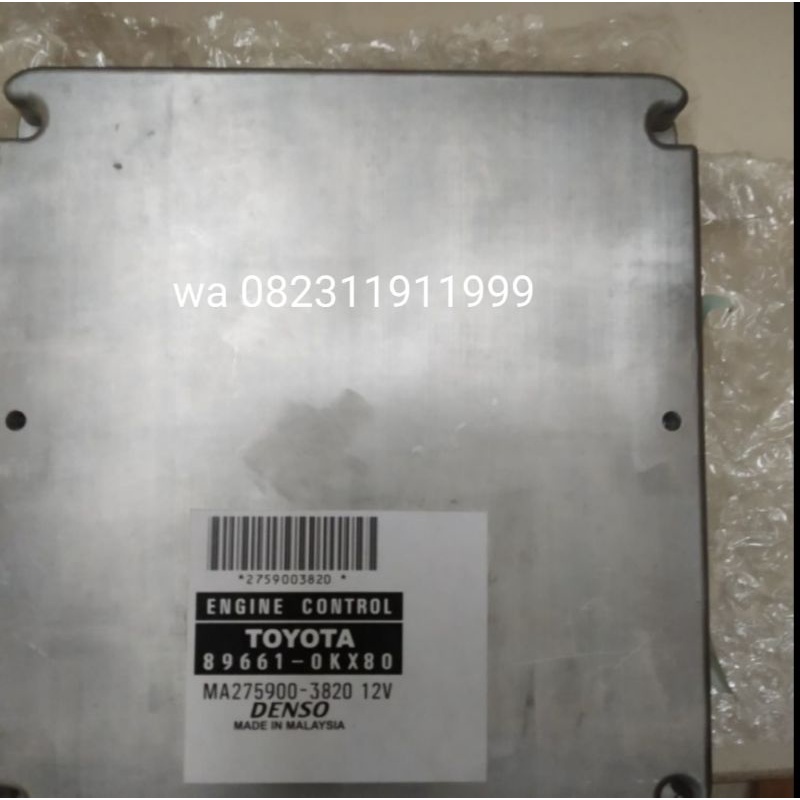 ECU/COMPUTER ENGINE CONTROL HILUX DIESEL 89661-OKX80