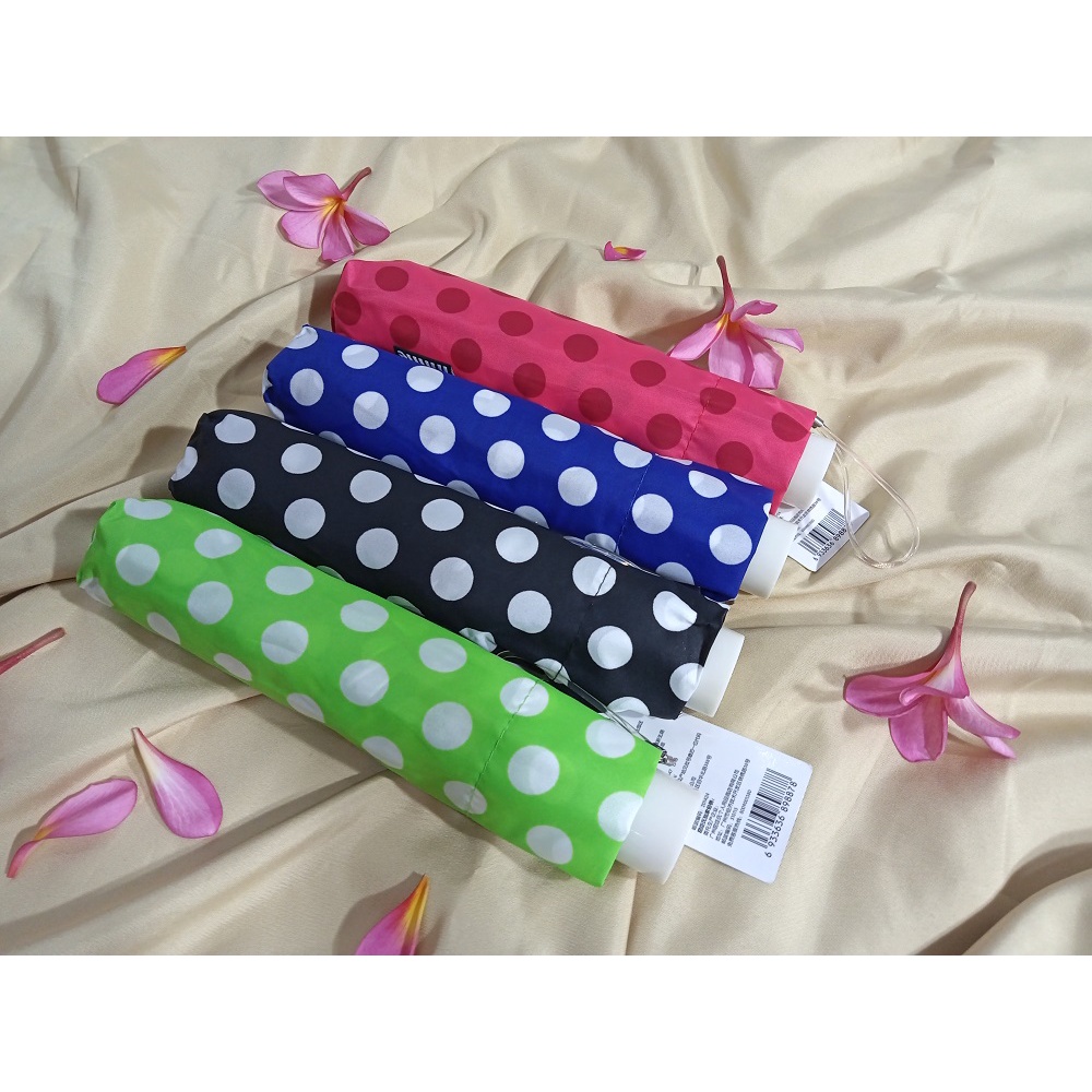 Payung Lipat 3 Pensil motif polkadot FANCY BEST QUALITY_L3-M001