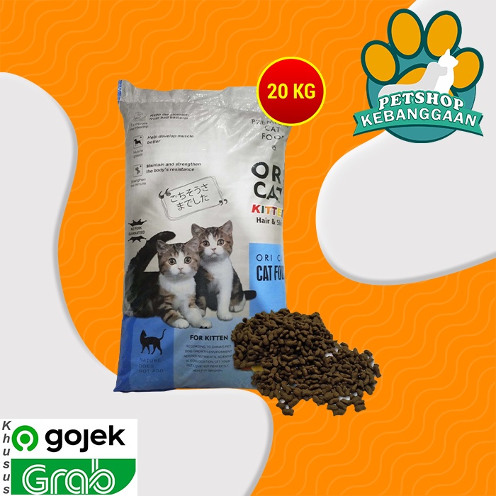 [GOSEND] Makanan Anak Kucing Ori Cat Kitten 20 Kg Cat Food Karungan