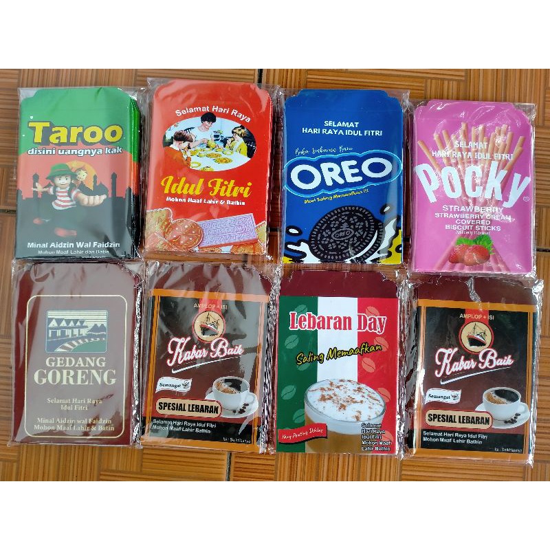 

(10pcs) Amplop Lebaran Snack Viral
