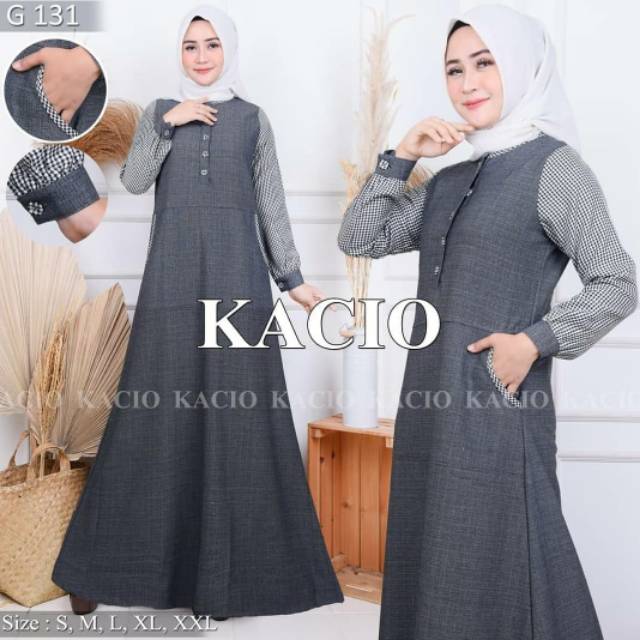 GAMIS KACIO MOTIF KOTAK