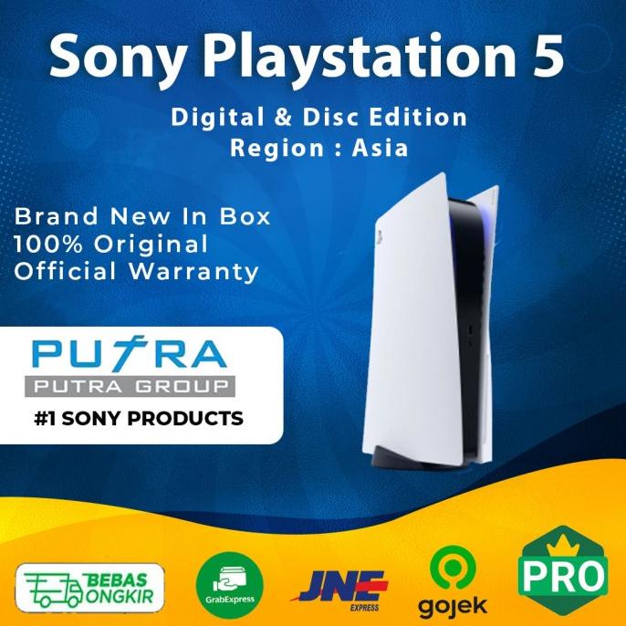 (ORIGINAL) PS5 Sony PlayStation 5 Disc & Digital Edition Console PS 5