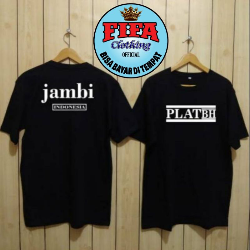 KAOS PLAT BH JAMBI DISTRO PREMIUM
