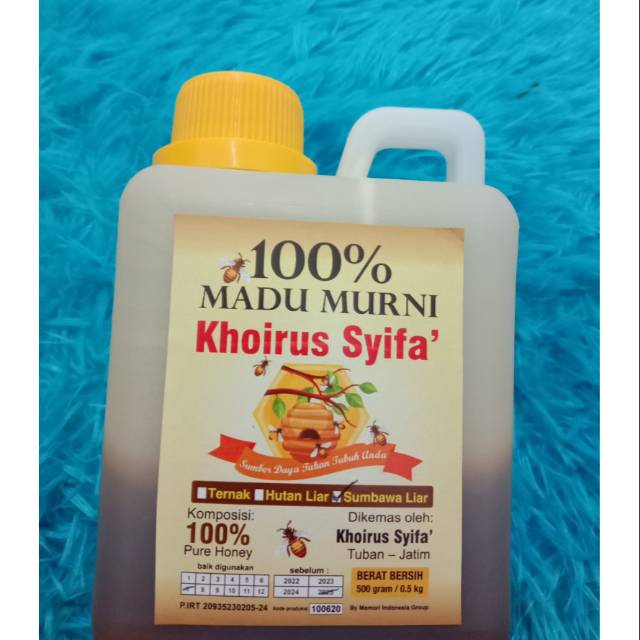 

Madu Sumbawa 100%. Berat 500 gram