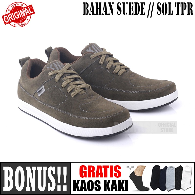 PROMO!!! Sepatu Sneaker Pria Murah Kuzatura - KSU 378-6