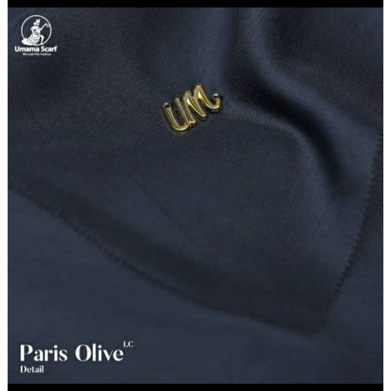jilbab segi empat paris olive LC umama