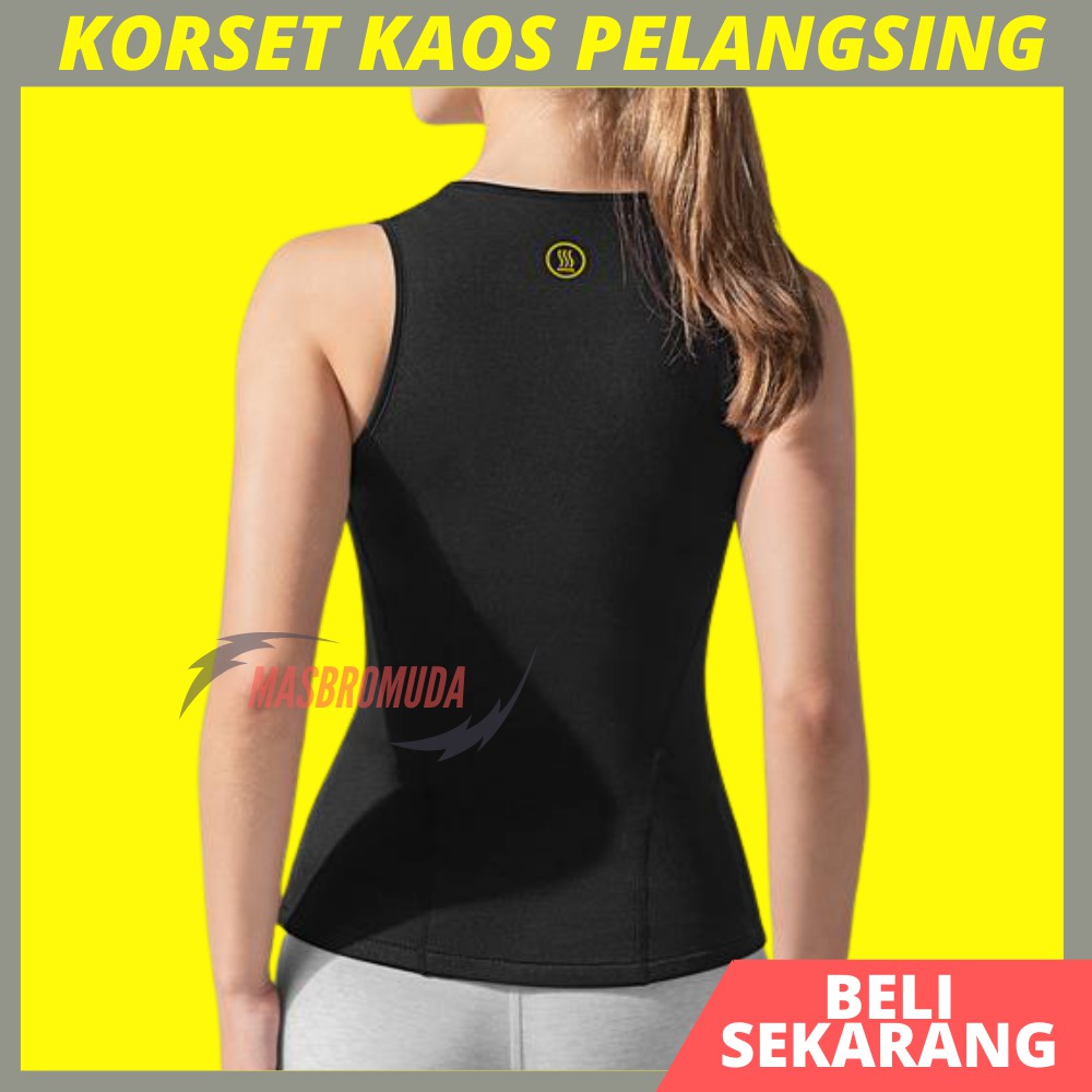 HOT SHAPER KORSET PELANGSING ROMPI PEMBAKAR LEMAK PERUT PENYANGGA PAYUDARA BAJU OLAHRAGA BJ05