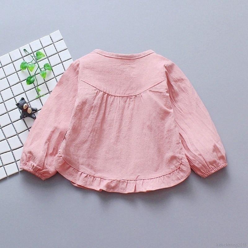  Kaos  T Shirt Katun Casual Bayi Anak  Perempuan  Lengan  