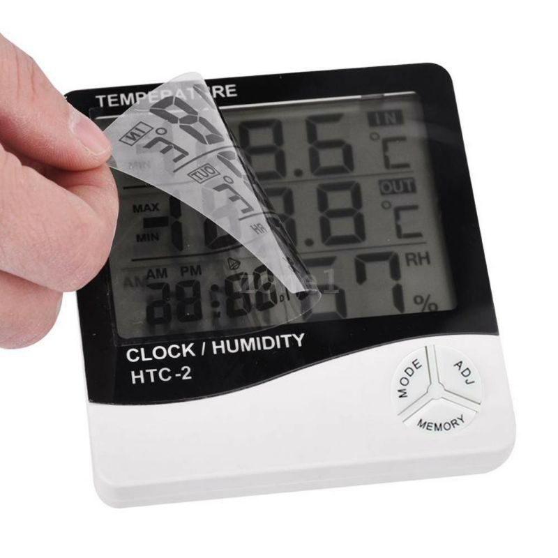 THERMOMETER HYGROMETER DIGITAL JAM TERMOMETER RUANG INDOOR HTC-2 3 BARIS