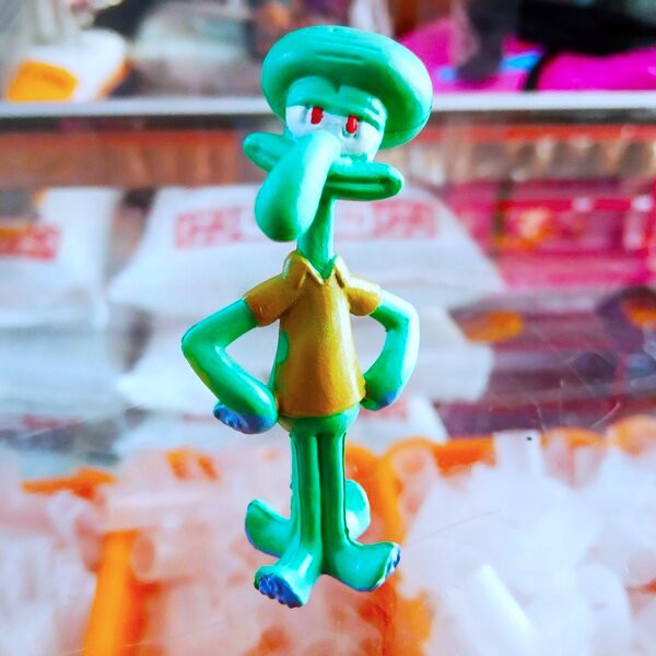 Miniatur Squidward Hiasan Pajangan Mainan Aksesoris Aquarium Akuarium