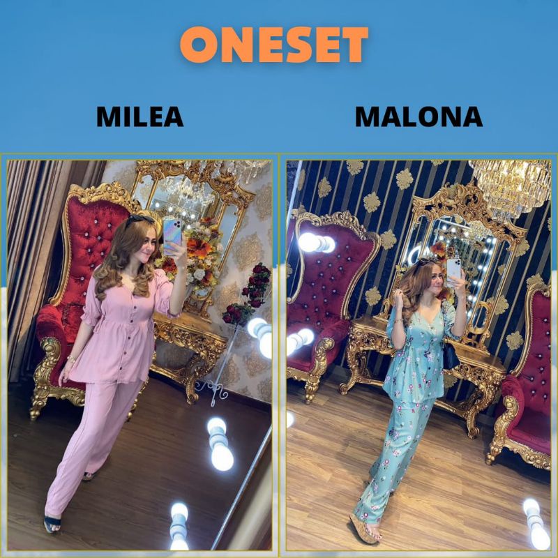 ONESET SETELAN MILEA MALONA RGB ORIGINAL