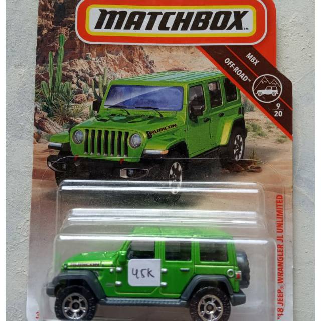 matchbox jeep wrangler jl