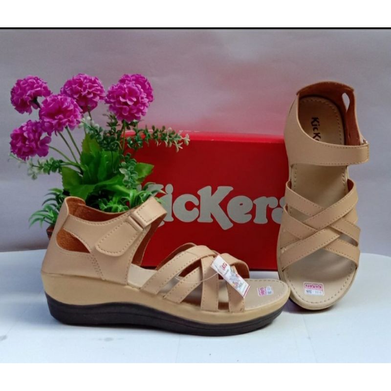 Sandal Kickers termurah / sandal Kickers / Sandal Wanita/Kickers Silang
