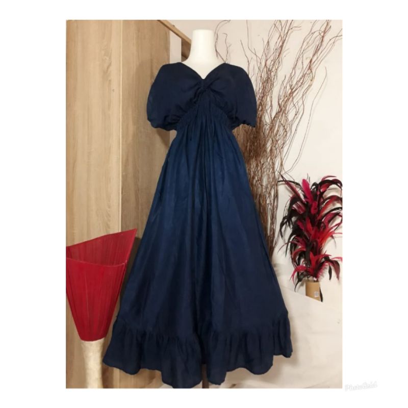 Dress bali serut dada jumbo