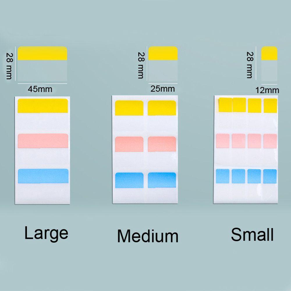 Lanfy Sticky Notes Tahan Air Dekorasi Kantor Morandi Color Bookmark Planner Stiker To Do List Memo Pad