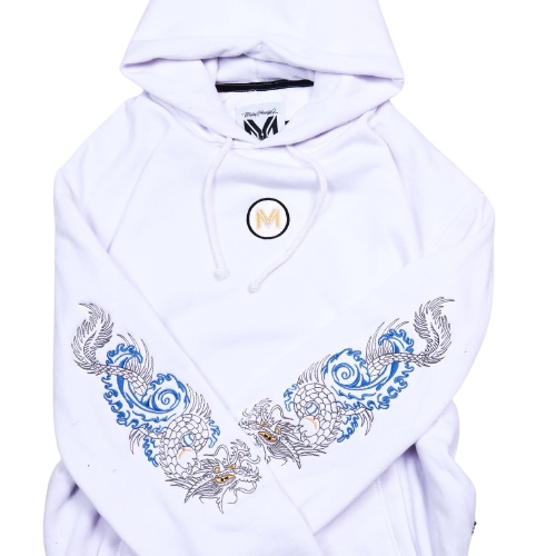 Jaket Sweater Hoodie  MA DRGN EMBROIDERY – Edition Fashion Trendy Casual Pria Good Brand Quality