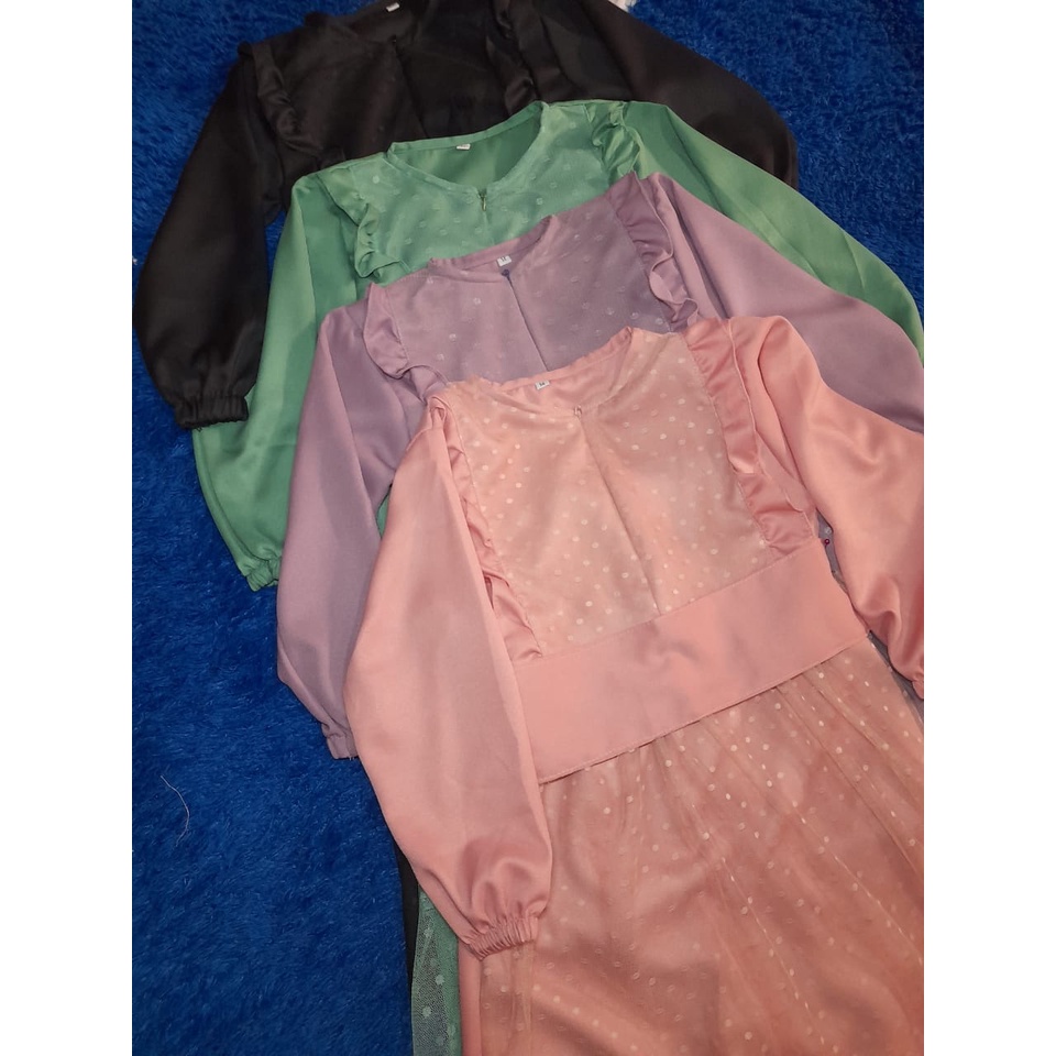 BAJU GAMIS WANITA CANTIK PEREMPUAN CEWEK REMAJA DEWASA SYARI SYAR'I ASDF PESTA POLOS SIMPLE KONDANGAN MUSLIMAH MOSCREPE PREMIUM JUMBO BUSUI TERMURAH MURAH TERLARIS ELEGAN MEWAH IMPORT TERBARU KEKINIAN 2021 2022 REMAJA WANITA KEKINIAN-4