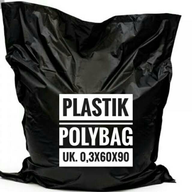 Plastik sampah 1 lembar / plastik polybag / keresek sampah
