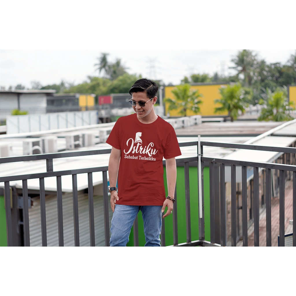 Kaos Dakwah Pria . Istriku Sahabat Terbaikku