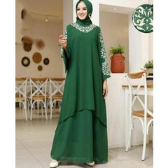 gamis malaysia motif bunga / gamis malaysia motif kombinasi / gamis bordir ceruty / gamis bordir / gamis bordir mewah / gamis casual / gamis casual dress / gamis casual terbaru / gamis simple / gamis simple elegan / gamis simple terbaru / gamis simple cer