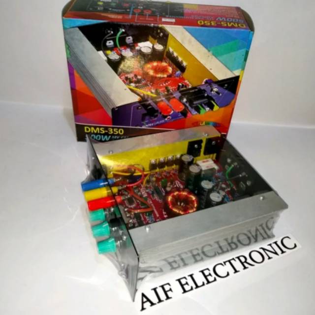 Kit Power Amplifier Subwoofer Mobil 500W DMS-350  mono