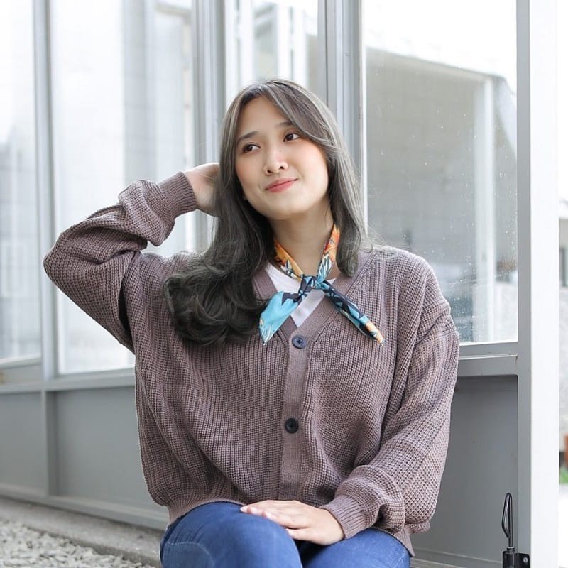 zelline official cardigan rajut olivia rajut bandung terlaris