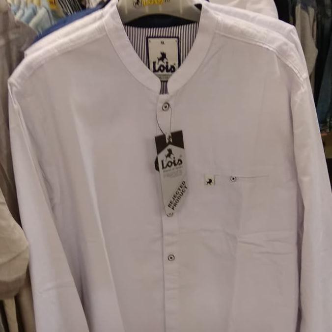 Baju Koko Original Lois Kl991Lwh - Putih, S