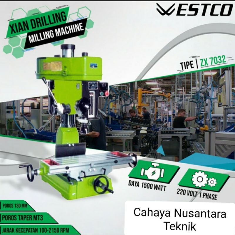 Mesin Bor Drilling Milling Freeze 32mm WESTCO 7032