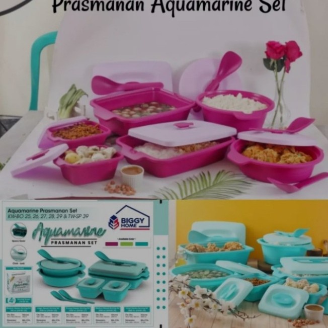 Saji Prasmanan - Prasmanan Set Aquamarine Biggy