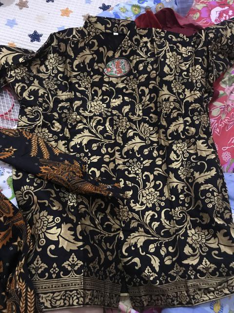 Bswart Batik Hrb026 Kenongo Hem Pendek Padi Pekalongan M L Xl Batik Pria Murah Modern Grosir