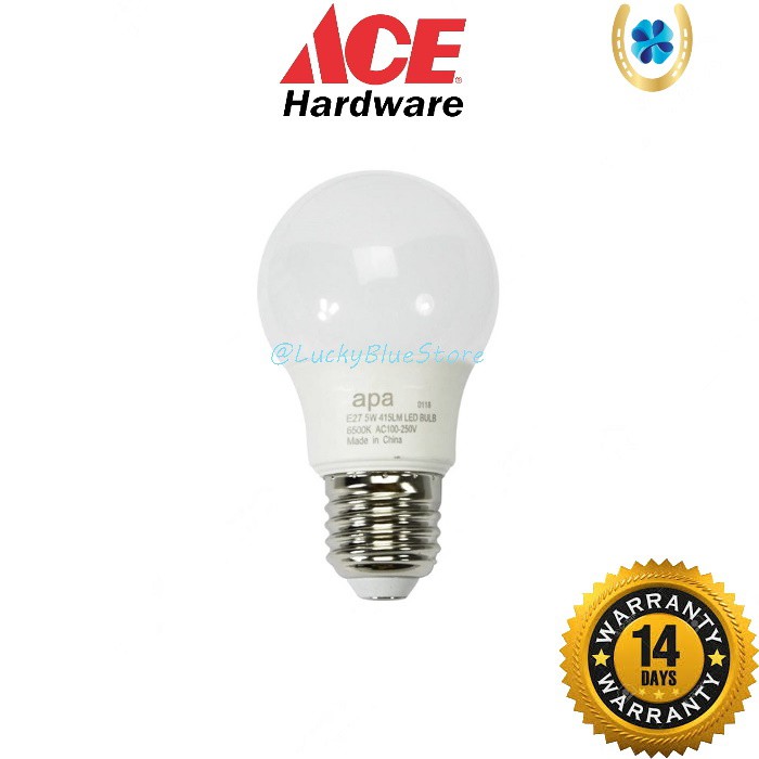 APA Lampu Bohlam LED 5W 6500K 450 LUMENS Hemat Listrik