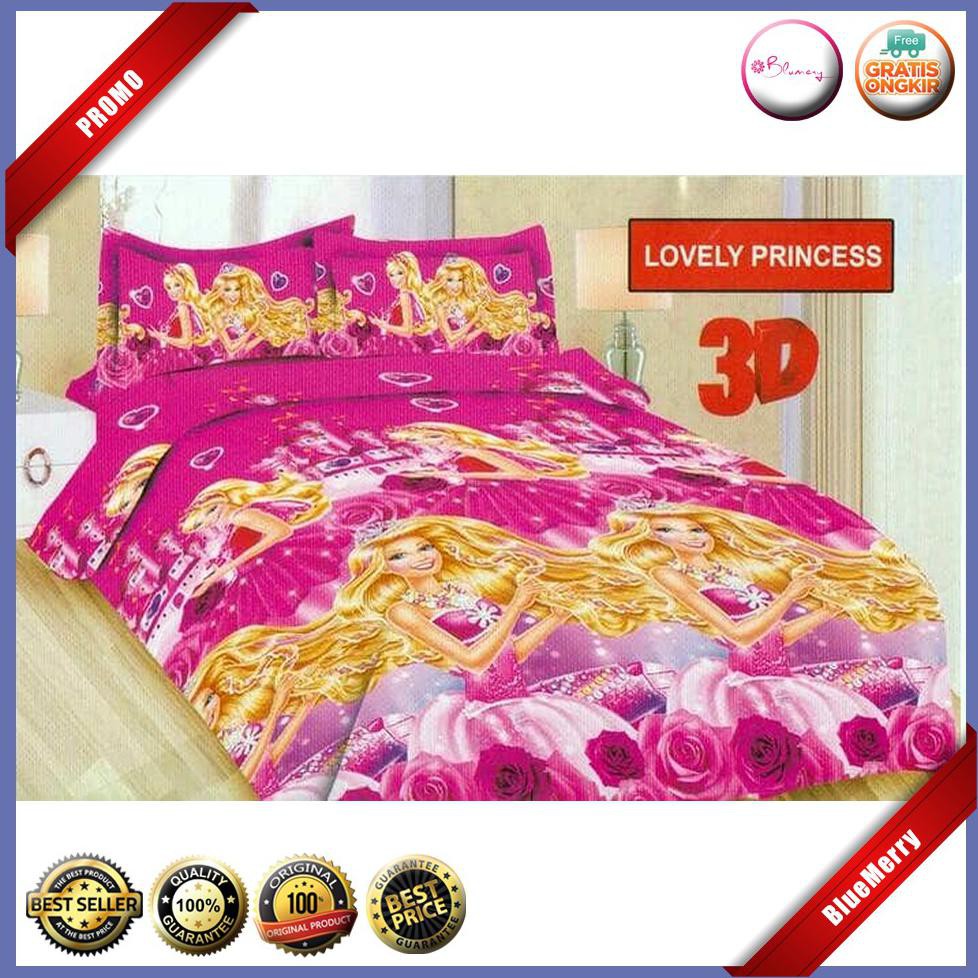 Sprei Bonita Lovely Princess No.2 Queen 160 Seprai Pink Putri G0Lden BMSC593