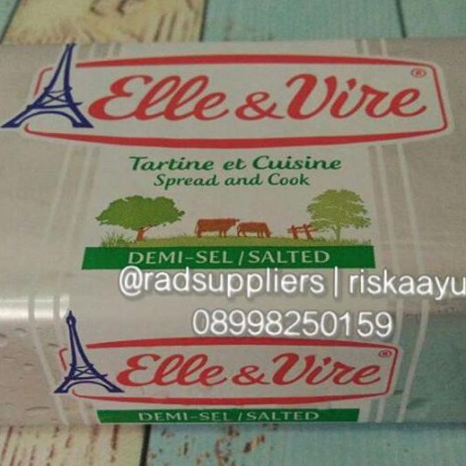 

ENAK Salted Butter Elle&Vire 60% Fat, New Product Butter Elle&Vire.. BANYAK RASA