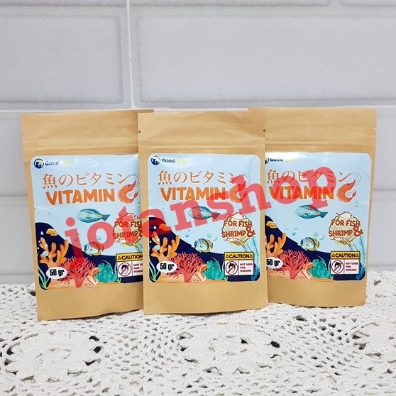 VITAMIN VIT C IKAN DAN UDANG GOODFOOD SUPLEMEN BUBUK 50gr