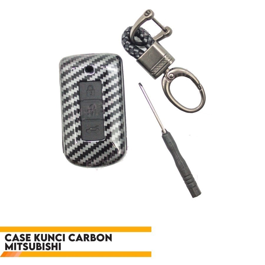 Case Casing Kunci Carbon Mitsubishi