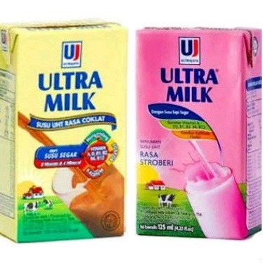 Susu Ultra 125ml [ ECERAN / SATUAN ] *