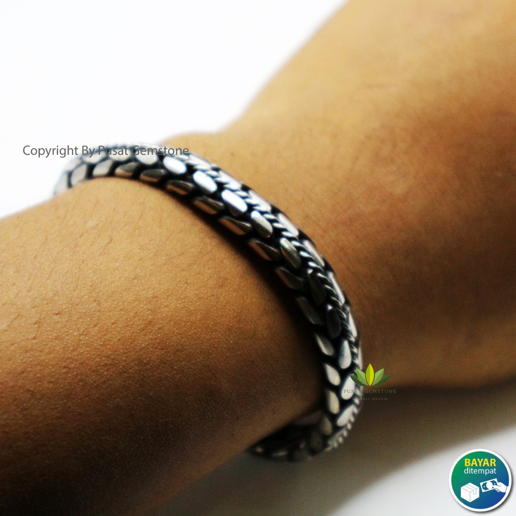 Gelang Monel Papua Ethnic Stainless Steel