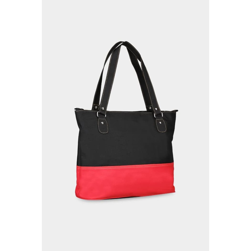 7032VC Black Tas Bahu Guess Delaney Shoulder Tote Bag