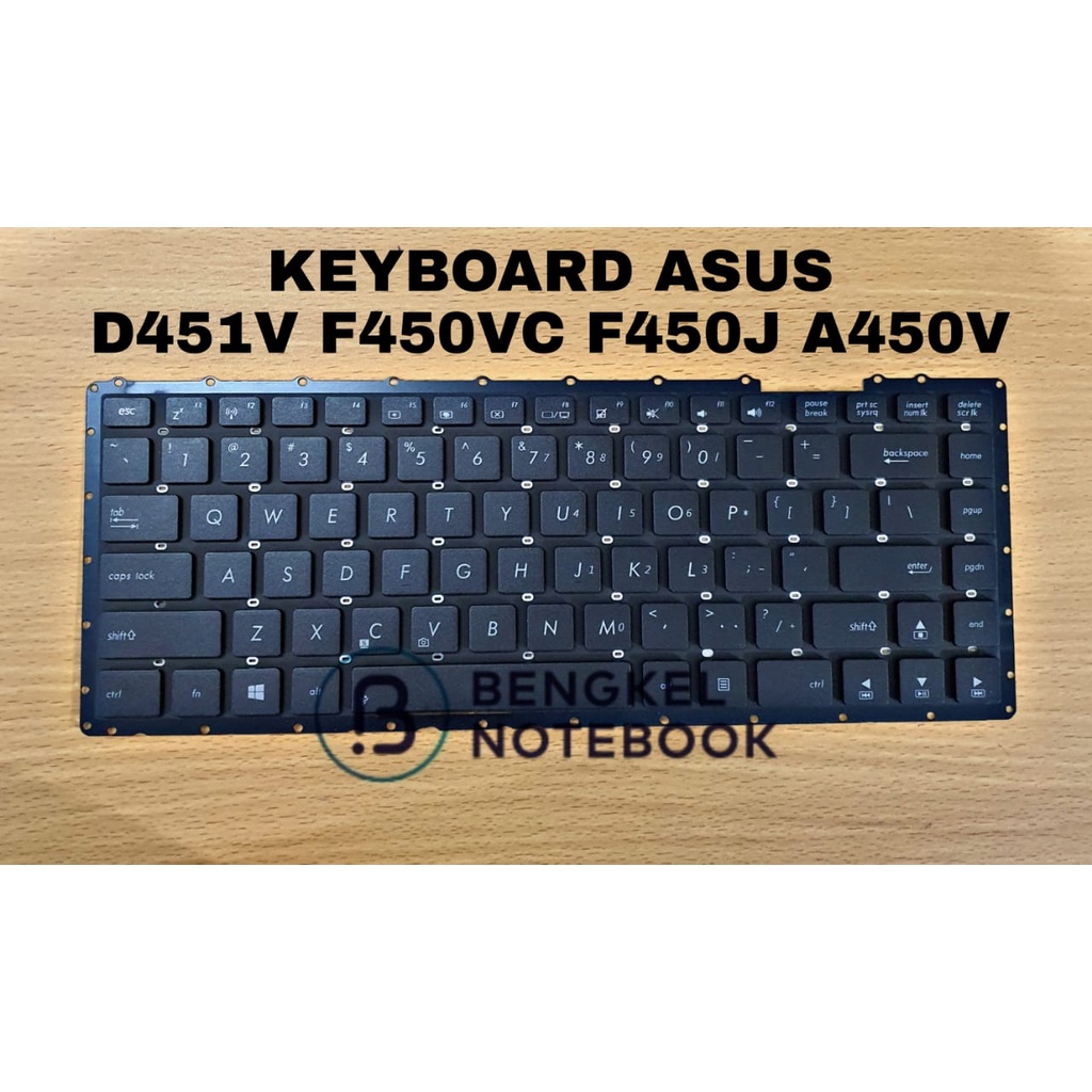 Keyboard Asus K450JN K450JF K450JB F450 F450JN Black Kabel kanan