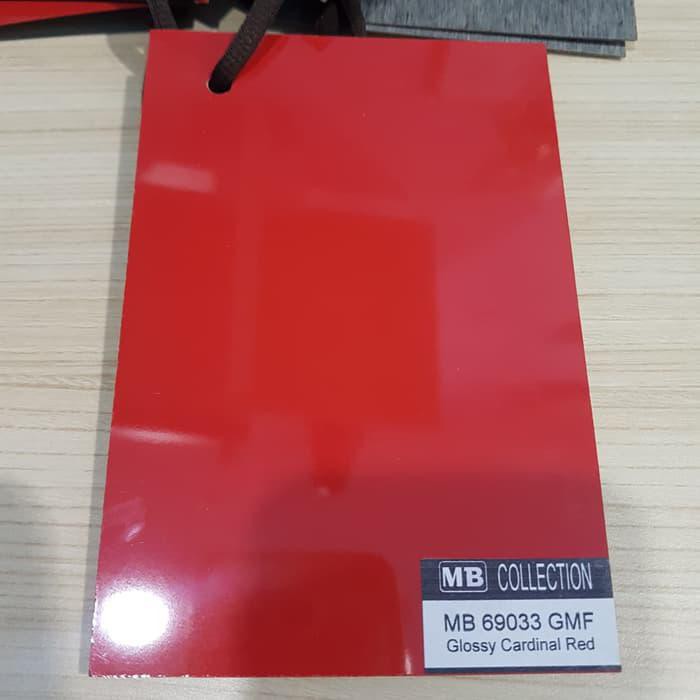AICA HPL AICA MB 69033 GMF GLOSSY CARDINAL RED MERAH GLOSS SOLID