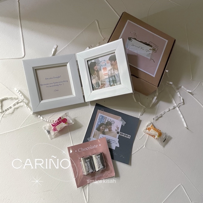 

CARINO | kado valentine | kado anniversary | hadian valentine murah | jar | kado gemas | mini hampers | kado ultah | birthday gift | frame | custom gift | hampers valentine