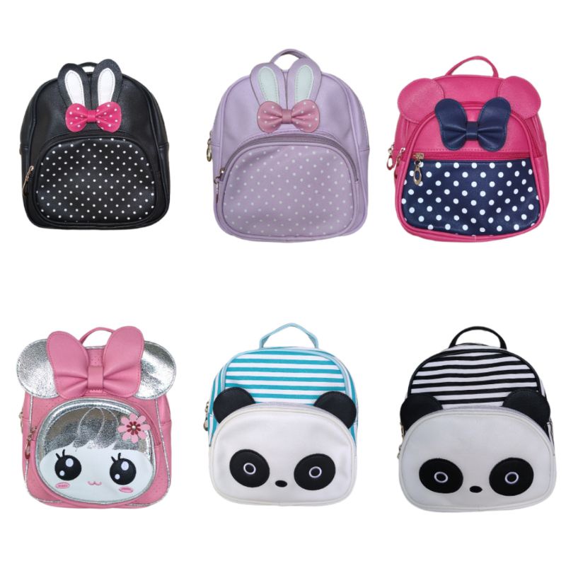 Tas Anak Lucu - Ransel Boneka Perempuan Cantik - Tas Paud, Play Group, TK