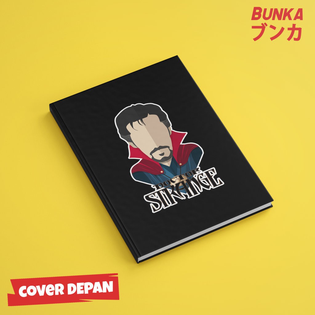 

Notebook Marvel Character Design Doctor Strange Hardcover A5 Buku Tulis Catatan Note Agenda Planner